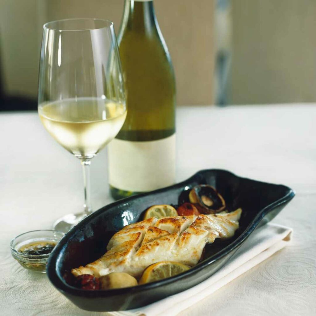 vin blanc poisson