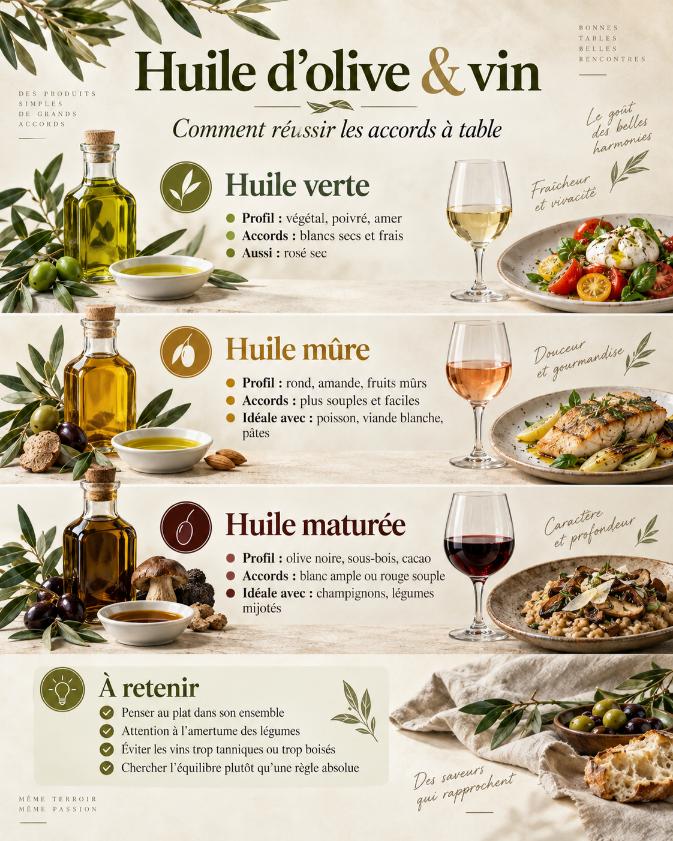 accord huile vin